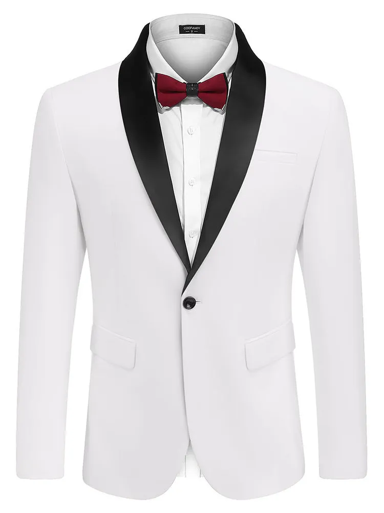 Tuxedo Wedding Party Suit Jacket (US Only) sold by Coofandy product image thumbnail 3