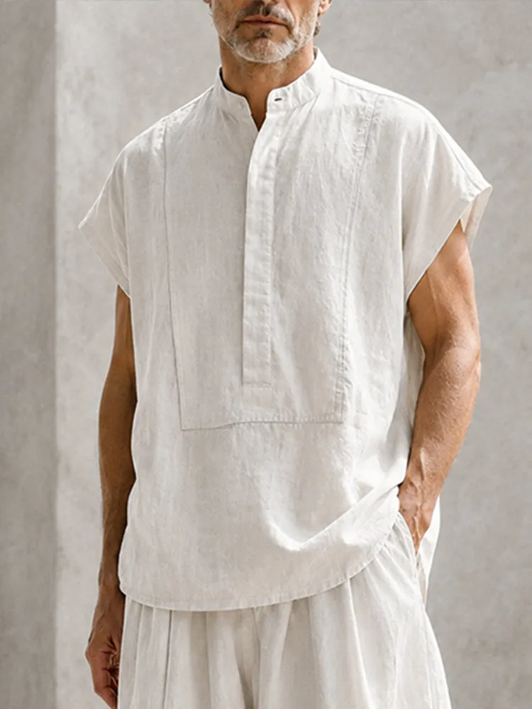 Effortless 100% Cotton Tank Top Baggy Pants Set sold by Coofandy product image thumbnail 3