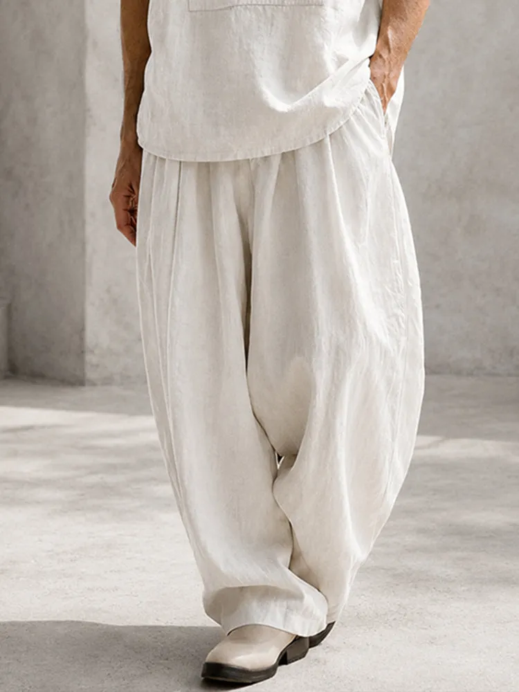 Effortless 100% Cotton Tank Top Baggy Pants Set sold by Coofandy product image thumbnail 4