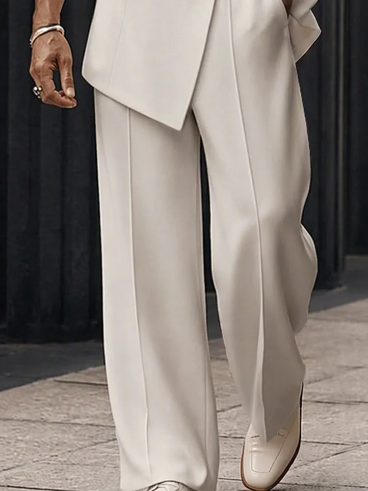 Modern Asymmetric Tailored Two Piece Set sold by Coofandy product image thumbnail 4