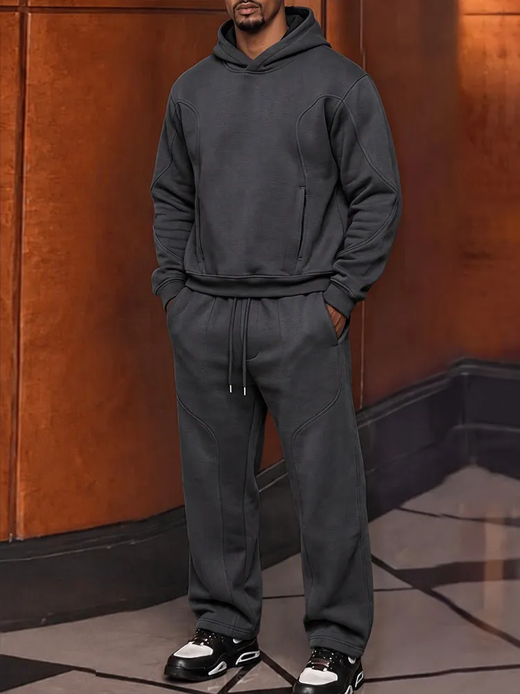 Effortless Hoodie Pants Sports Set sold by Coofandy product image thumbnail 2