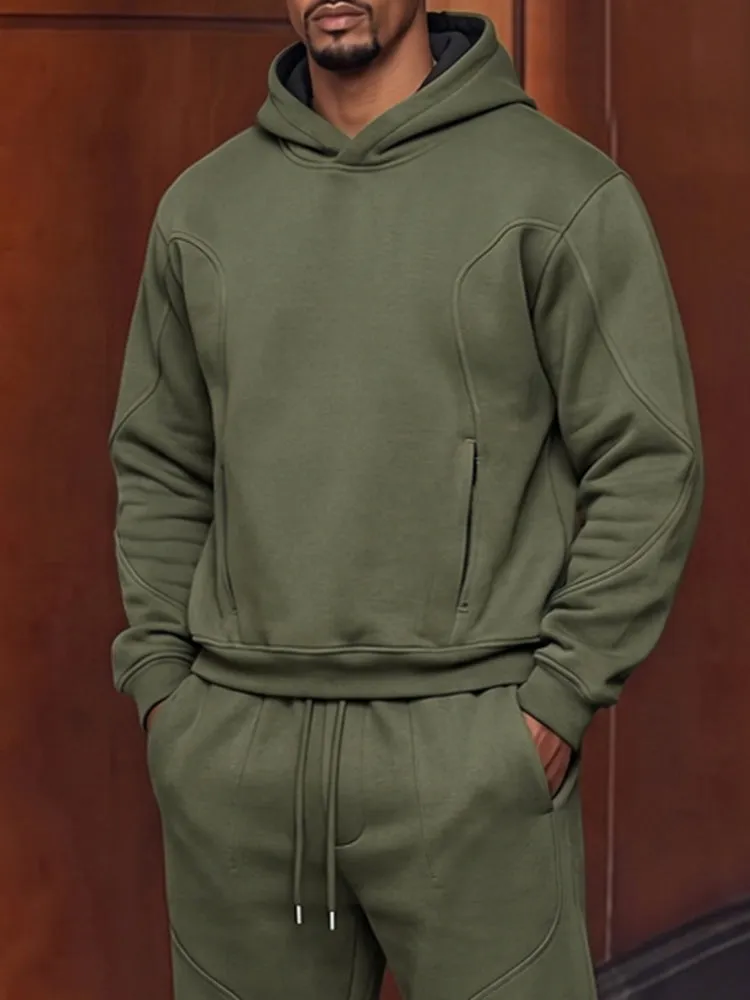 Effortless Hoodie Pants Sports Set sold by Coofandy product image thumbnail 3