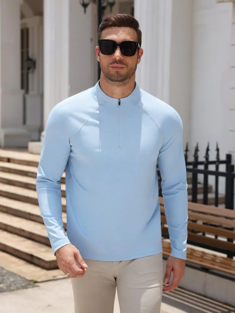 Quick Dry Quarter Zip Athletic Pullover (US Only) sold by Coofandy product image thumbnail 3