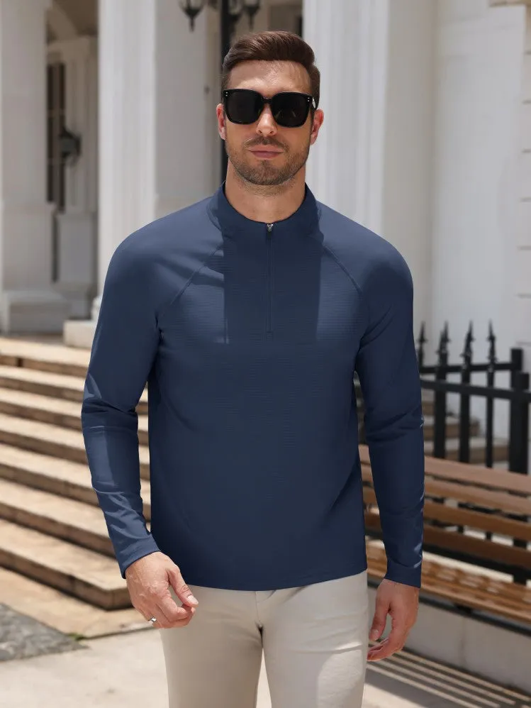 Quick Dry Quarter Zip Athletic Pullover (US Only) sold by Coofandy product image thumbnail 2