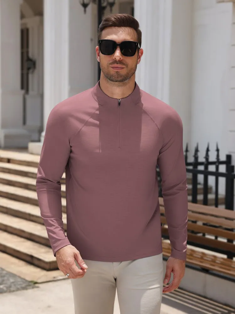 Quick Dry Quarter Zip Athletic Pullover (US Only) sold by Coofandy product image thumbnail 4