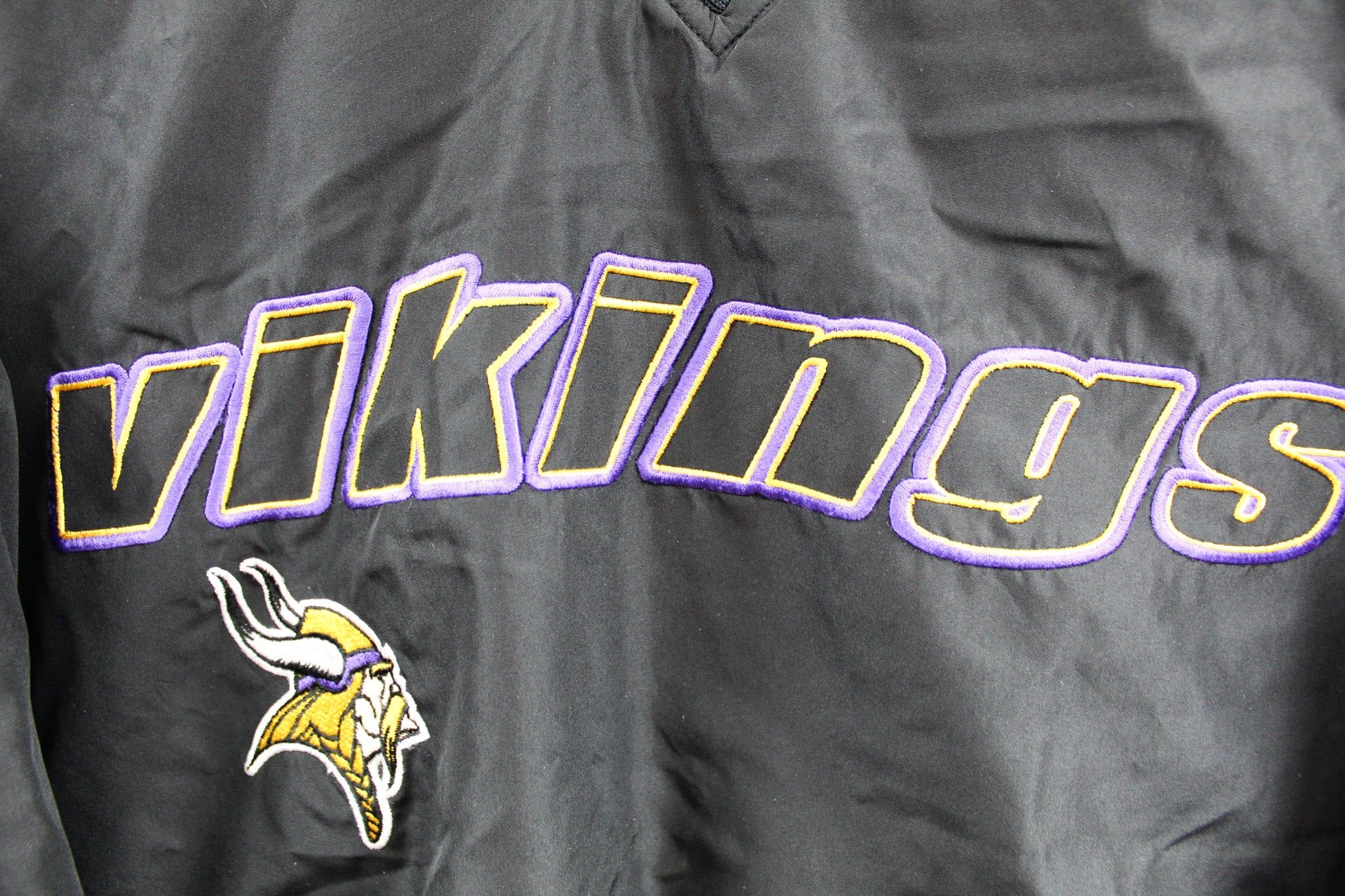 CC- Vintage NFL Reebok Minnesota Vikings Pullover Nylon Windbreaker sold by HG Vintage product image thumbnail 2