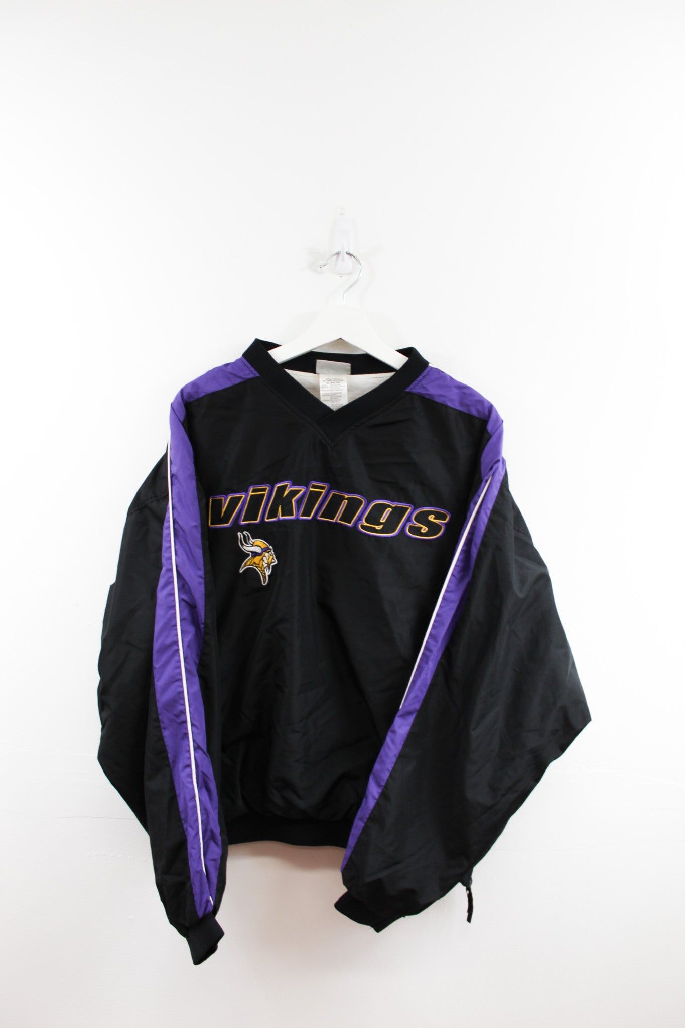 CC- Vintage NFL Reebok Minnesota Vikings Pullover Nylon Windbreaker sold by HG Vintage