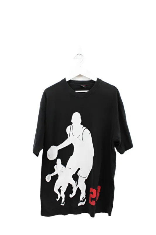 Z - Vintage Iced Out Michael Jordan Silhouette Tee sold by HG Vintage