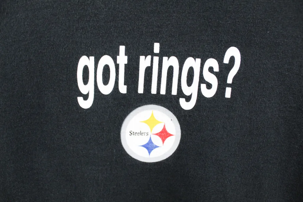 Z - Vintage NFL Pittsburgh Steelers Got Rings? Tee sold by HG Vintage product image thumbnail 2