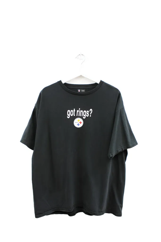 Z - Vintage NFL Pittsburgh Steelers Got Rings? Tee sold by HG Vintage