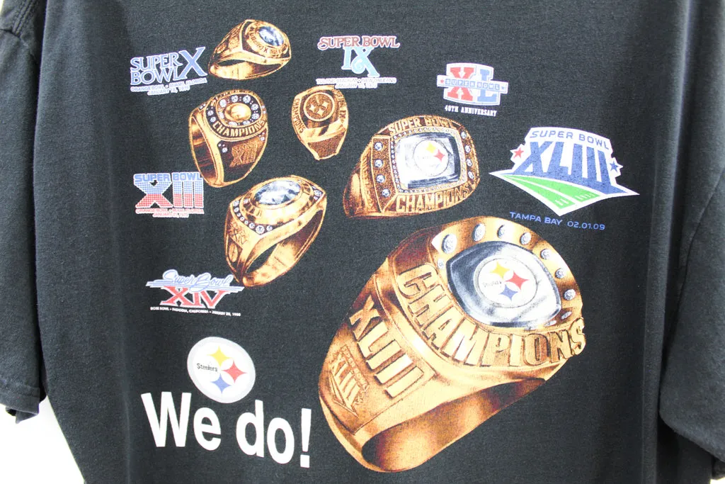 Z - Vintage NFL Pittsburgh Steelers Got Rings? Tee sold by HG Vintage product image thumbnail 4