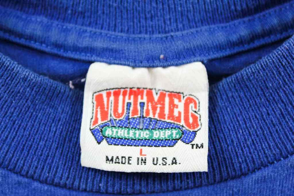 Z- Vintage 1991 Dodgers Script & Emb Crest Nutmeg MLB Single Stitch Tee sold by HG Vintage product image thumbnail 3