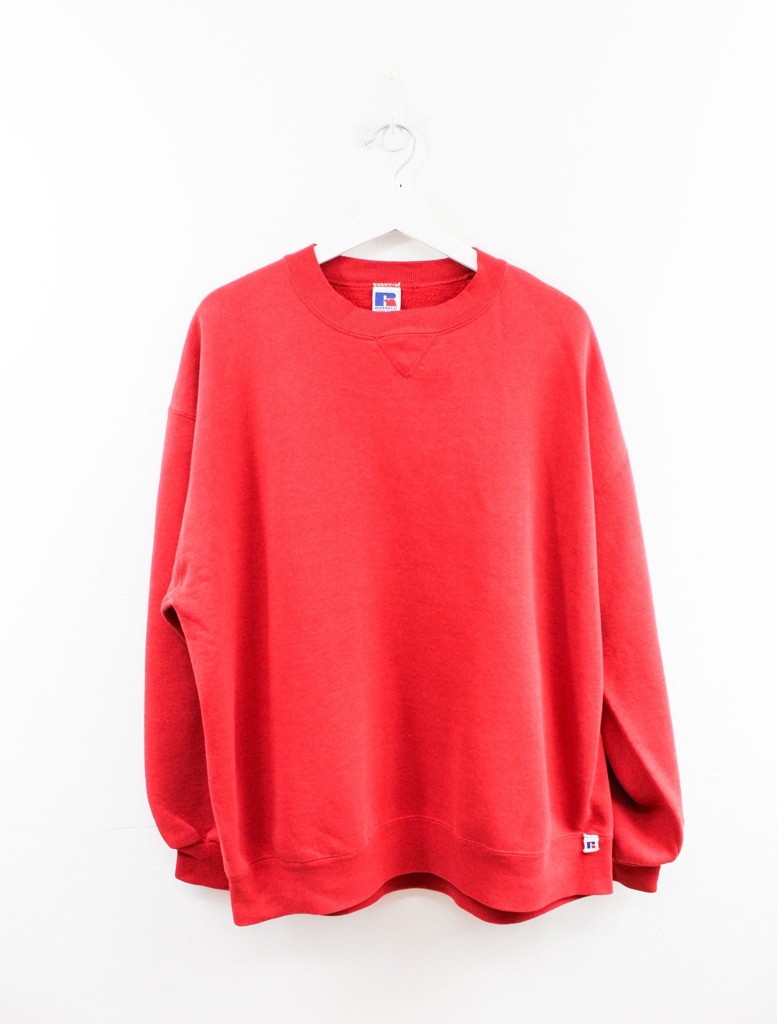 Vintage 90s Russell Athletic Made In The USA Blank Crewneck sold by HG Vintage