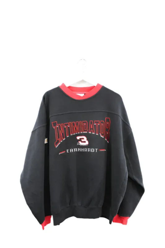 Z- Vintage Dale Earnhardt Jr. Intimidator #3 Embroidered Logo & Script Nascar Chase Authentic Crewneck sold by HG Vintage