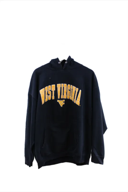 Z - Vintage West Virginia University Embroidered Script Hoodie sold by HG Vintage