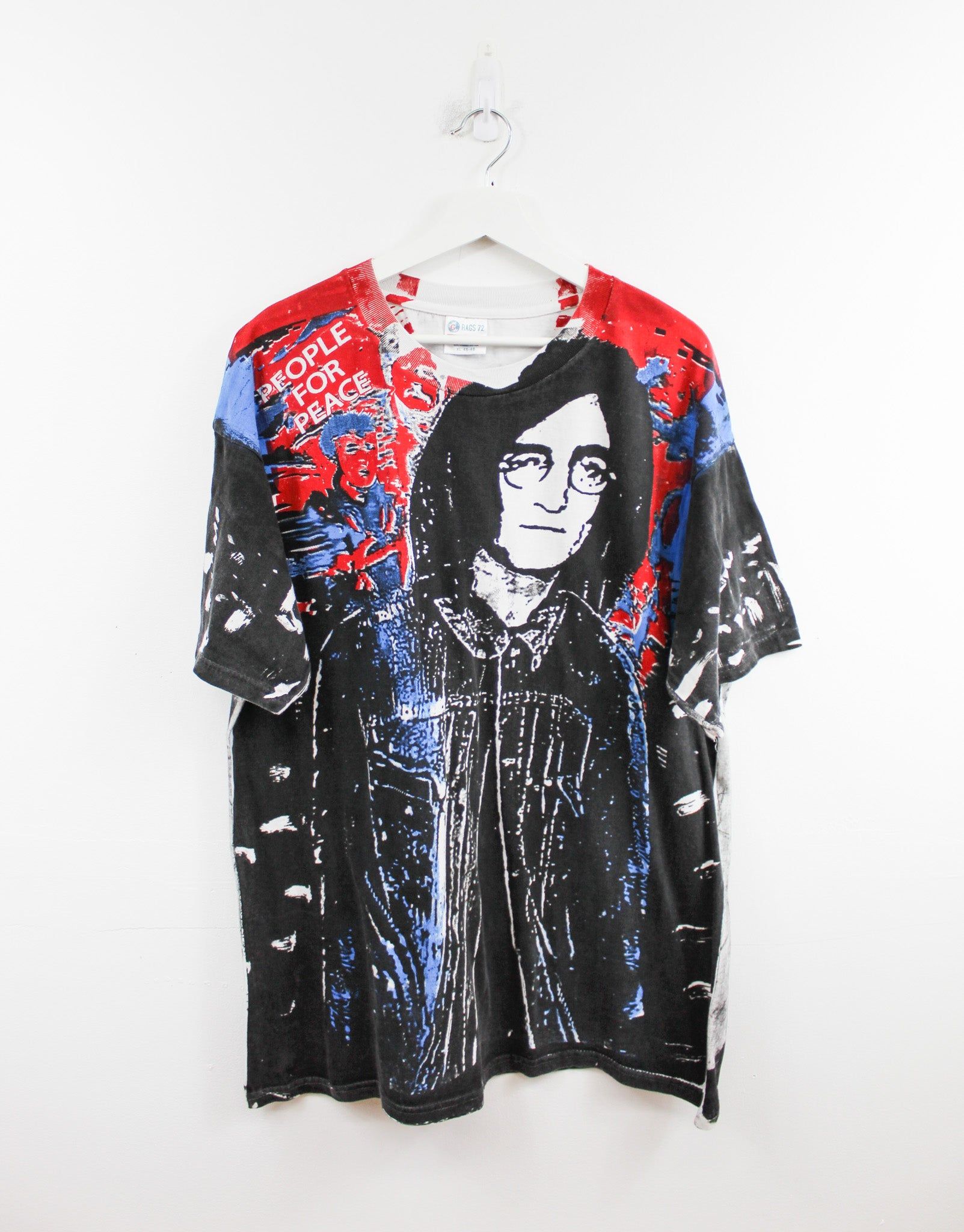 Vintage Bootleg John Lennon All Over Print Tee sold by HG Vintage