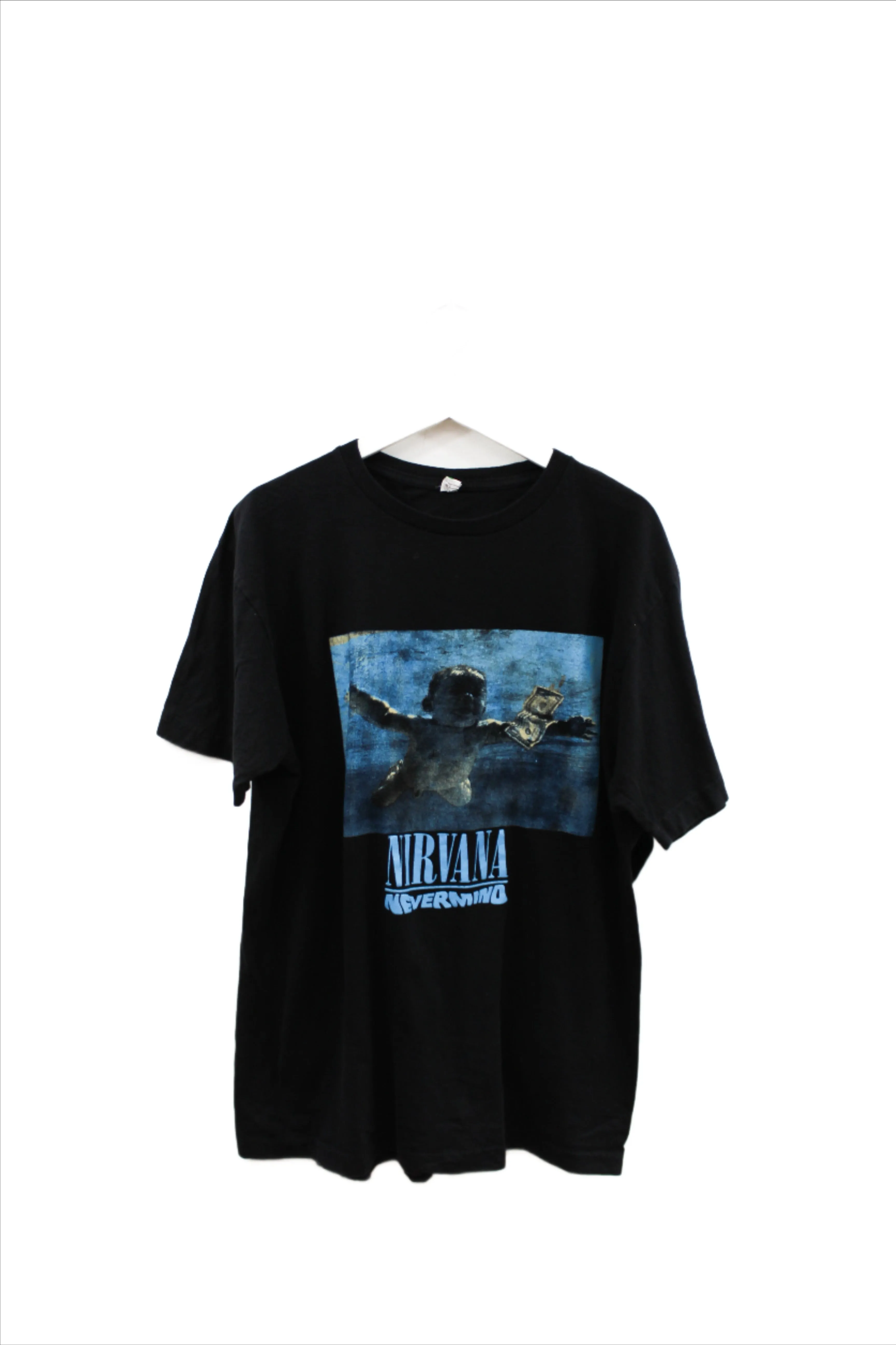 X - Vintage Nirvana Nevermind Album Cover Tee sold by HG Vintage