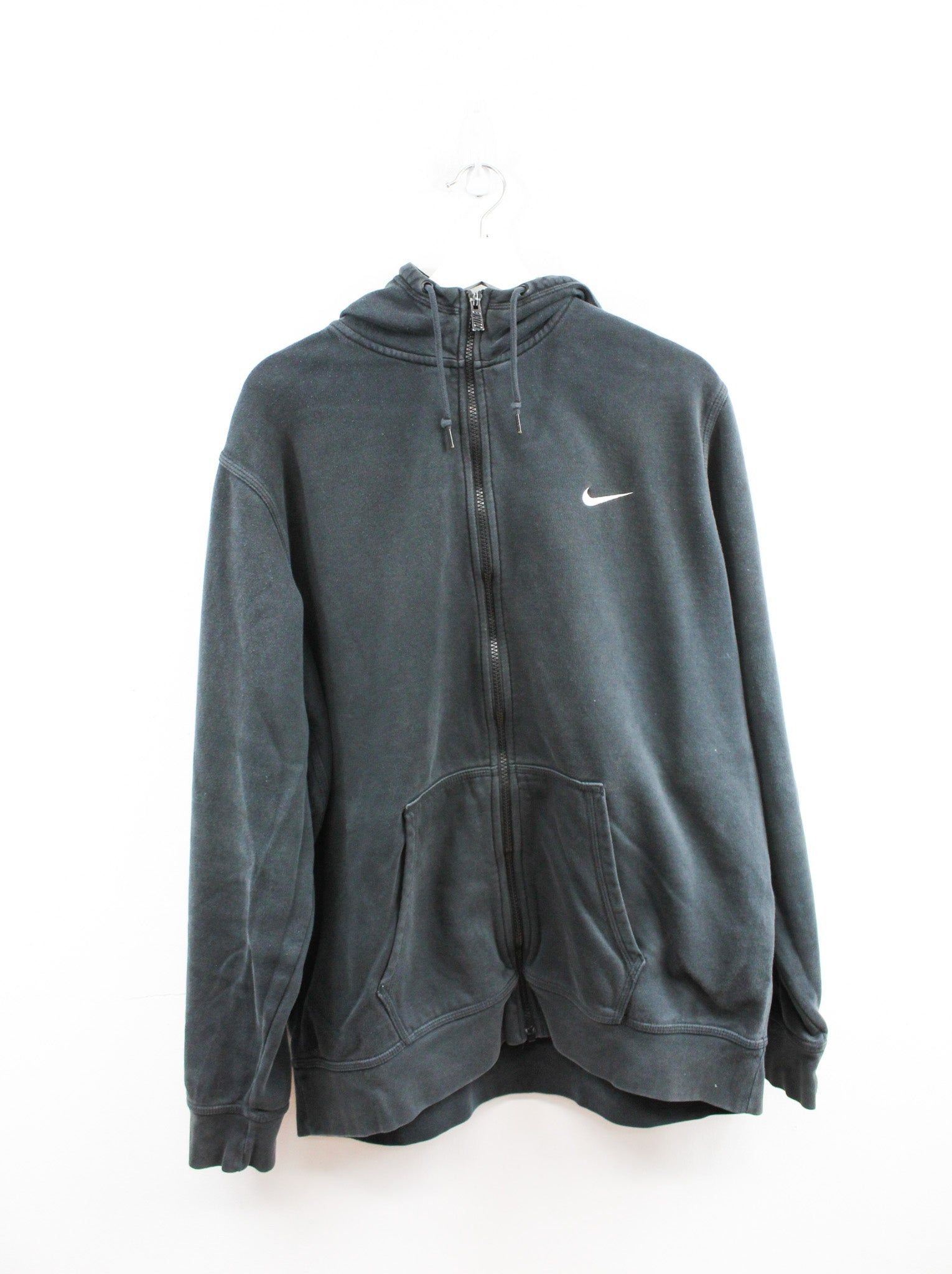 Nike Zip Up Swoosh Hoodie Black sold by HG Vintage