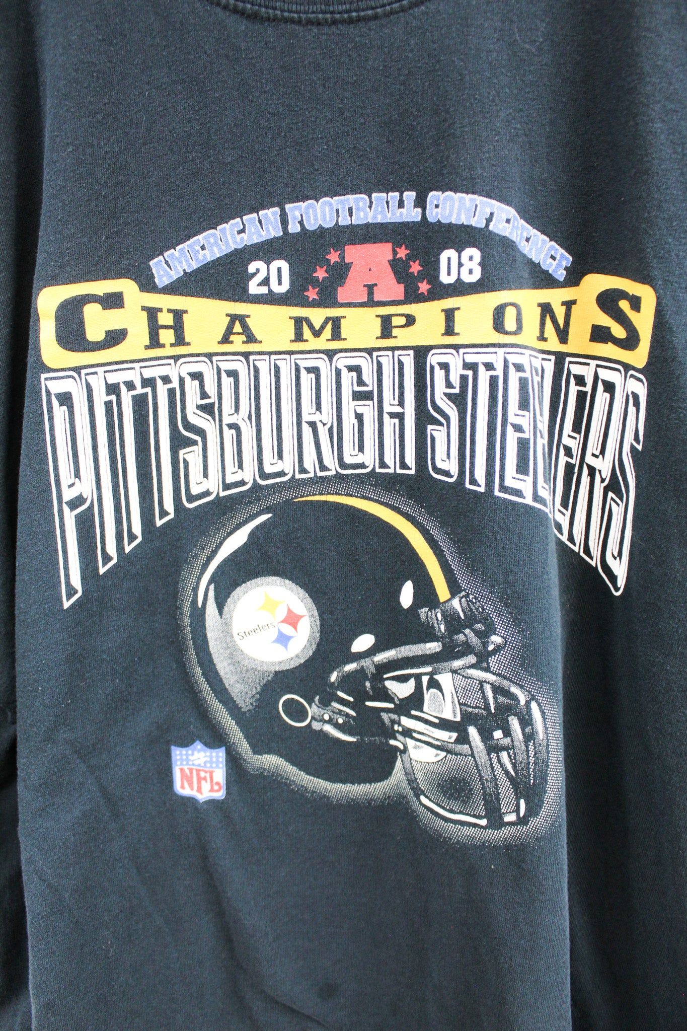 NFL 08' Pittsburgh Steelers AFC Champ Tee sold by HG Vintage product image thumbnail 2