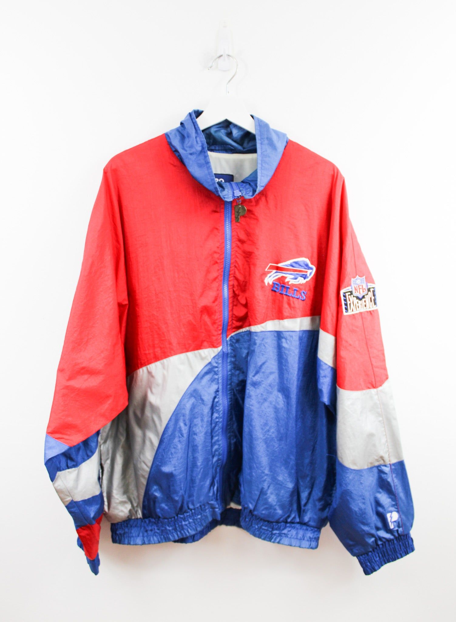 Vintage Pro Player NFL Experience Buffalo Bills Zip Up Windbreaker sold by HG Vintage