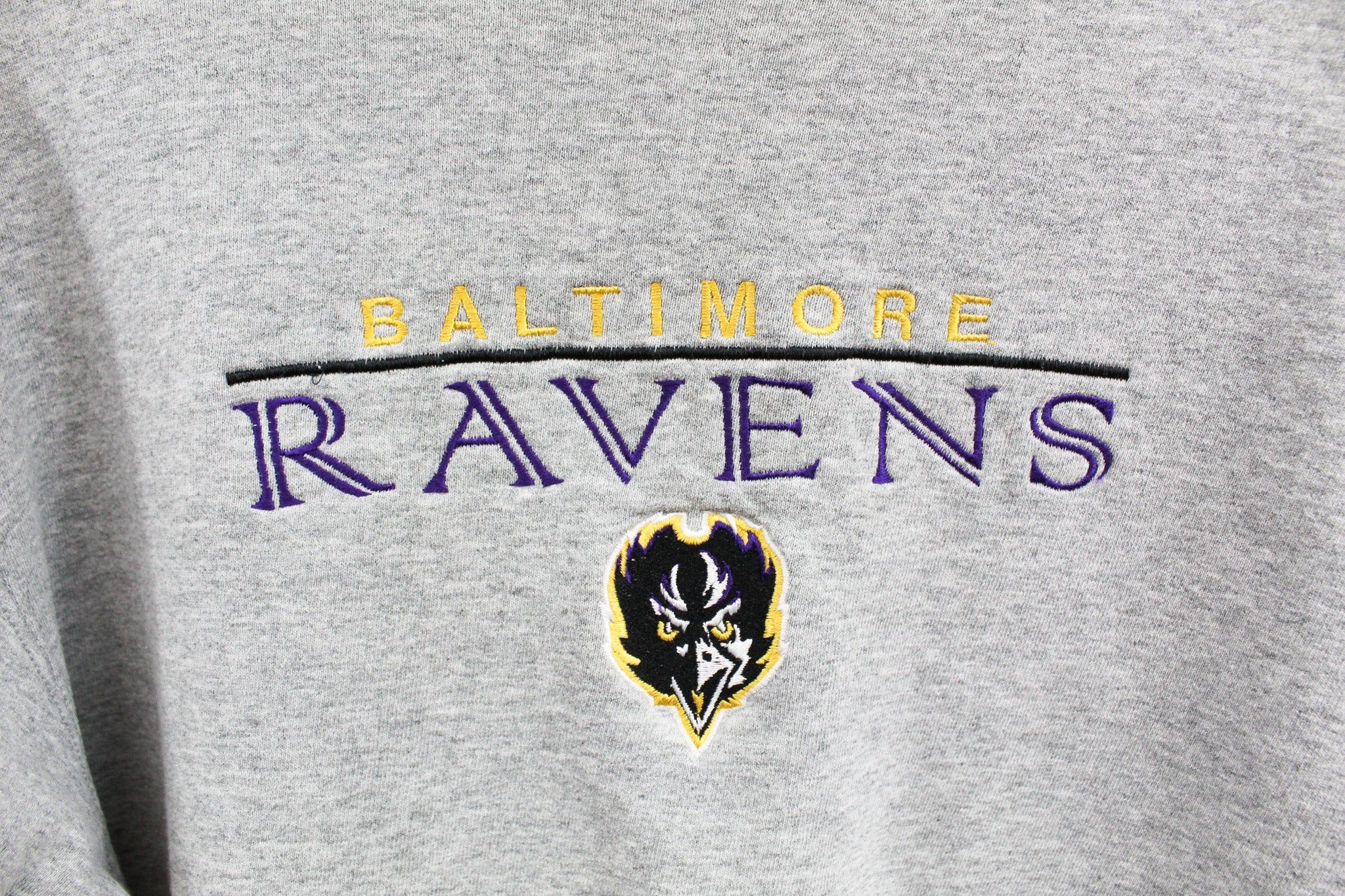 NFL Baltimore Ravens Embroidered Logo Crewneck sold by HG Vintage product image thumbnail 2