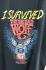 X - Vintage Single Stitch I Survived The Big Bad Wolf Screen Star Tee sold by HG Vintage