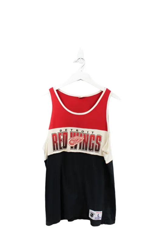 Z - Vintage Mitchell & Ness NHL Detroit Red Wings Tank Top sold by HG Vintage
