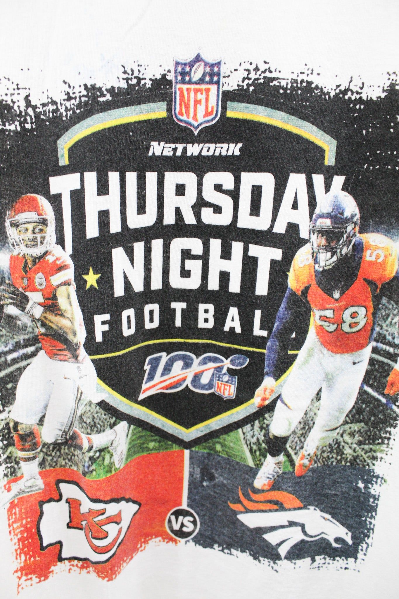 NFL Thursday Night Football Chiefs Vs Broncos Long Sleeve Tee sold by HG Vintage product image thumbnail 2
