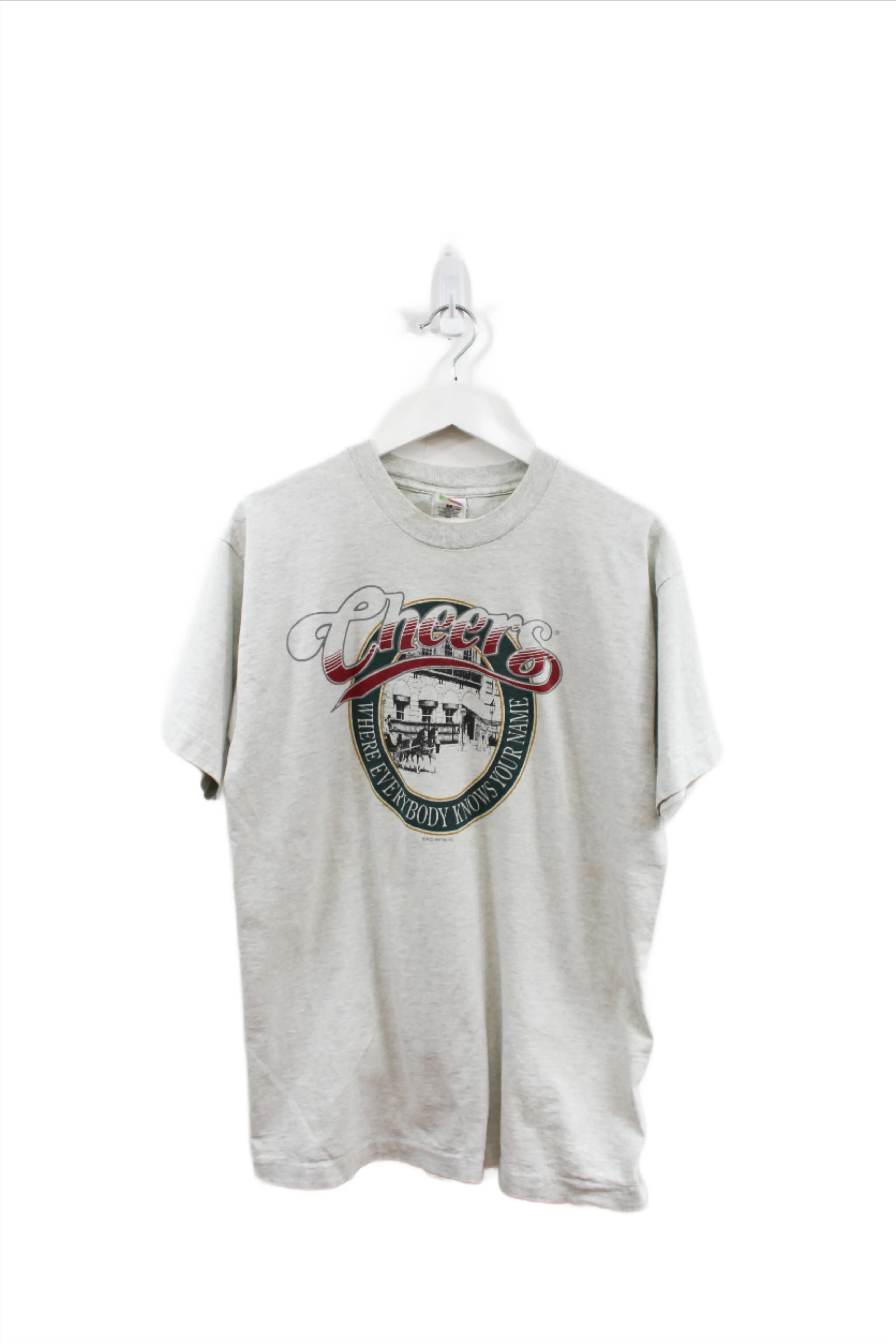 X - Vintage Single Stitch 1997 Cheers! Boston Everybody Knows Your Name Tee sold by HG Vintage