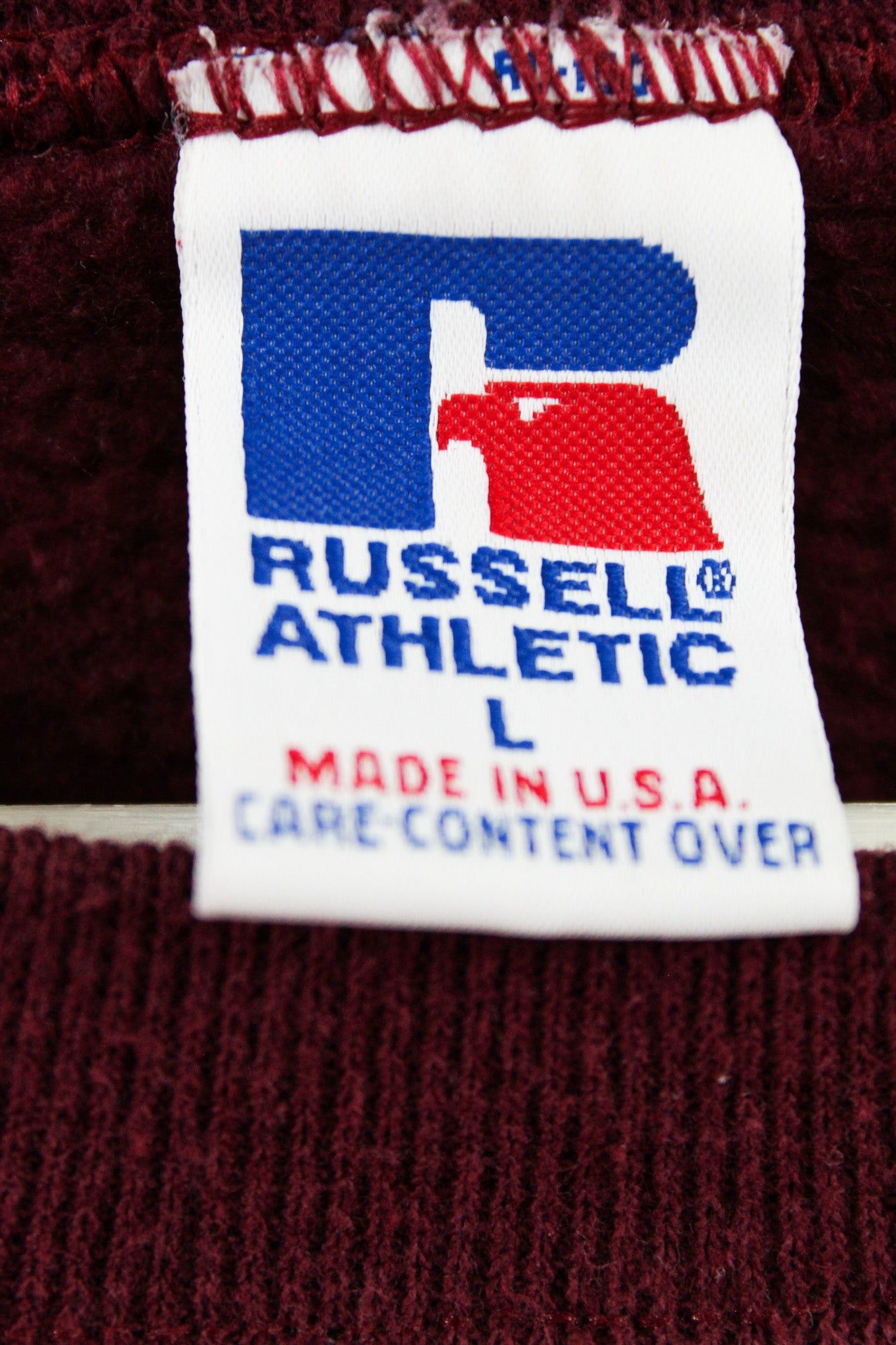 Vintage 90s Russell Athletic Made In The USA Blank Crewneck sold by HG Vintage product image thumbnail 2