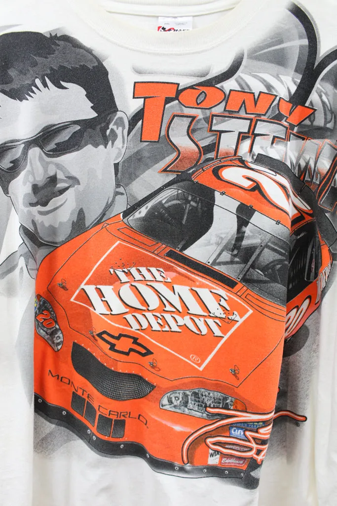 Z- Vintage 2005 Nascar Tony Stewart Home Depot All Over Print Chase Authentic Tee sold by HG Vintage product image thumbnail 2