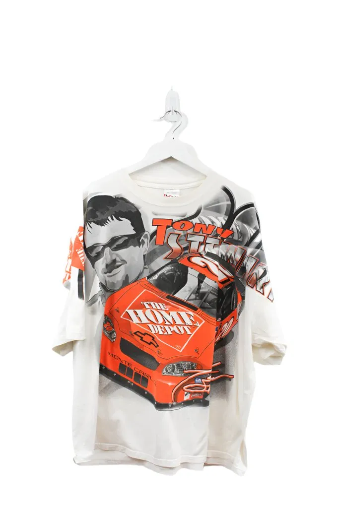 Z- Vintage 2005 Nascar Tony Stewart Home Depot All Over Print Chase Authentic Tee sold by HG Vintage