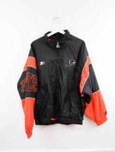 Starter X NHL Philadelphia Flyers Windbreaker sold by HG Vintage