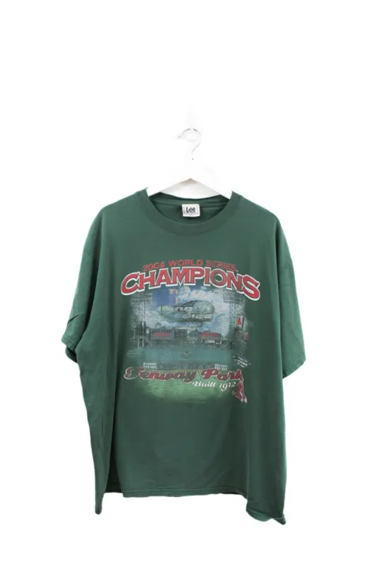Z - Vintage 2004 MLB Boston Red Sox World Series Champ Tee sold by HG Vintage