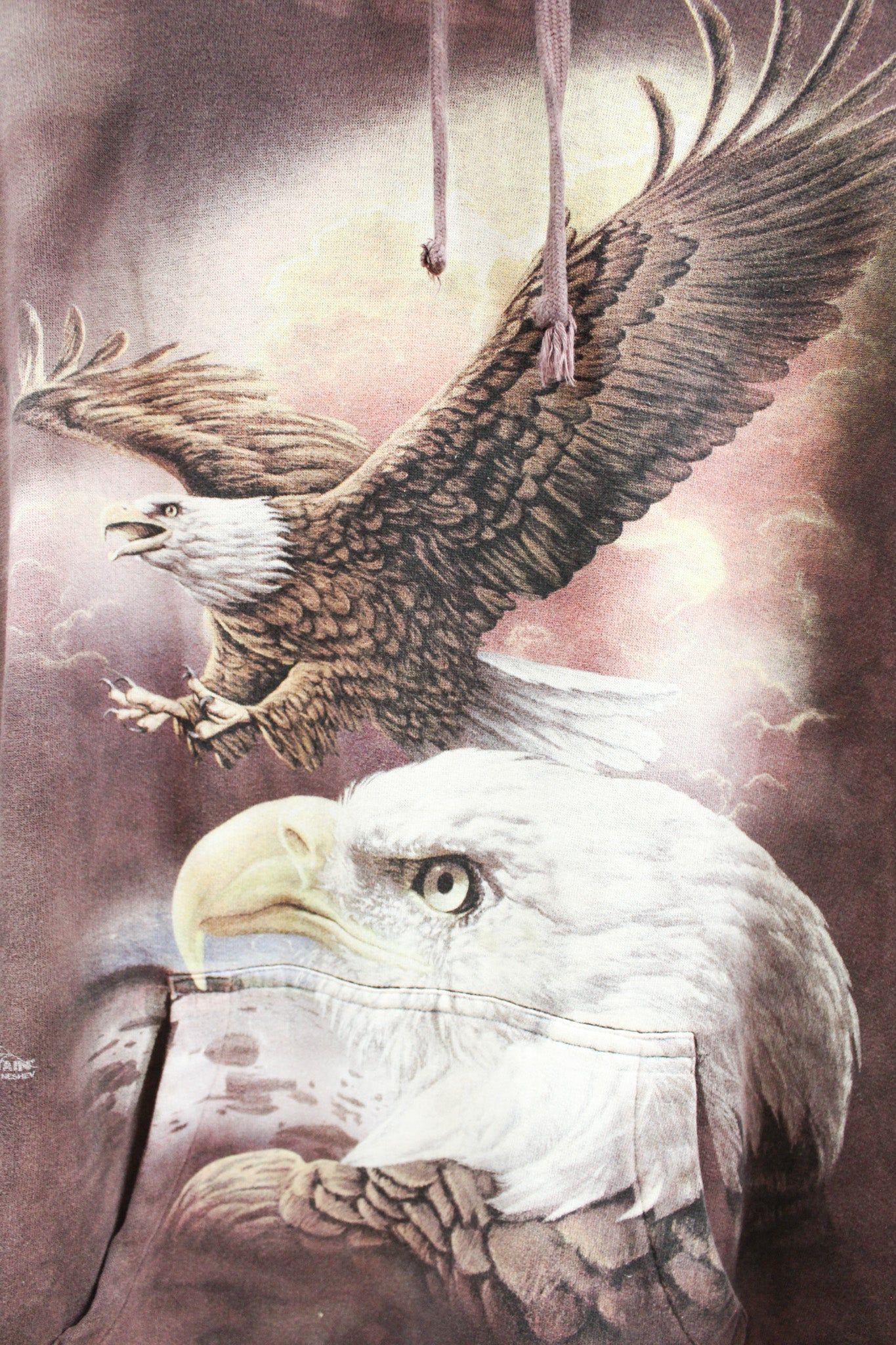 Eagles & Sky Hoodie sold by HG Vintage product image thumbnail 2