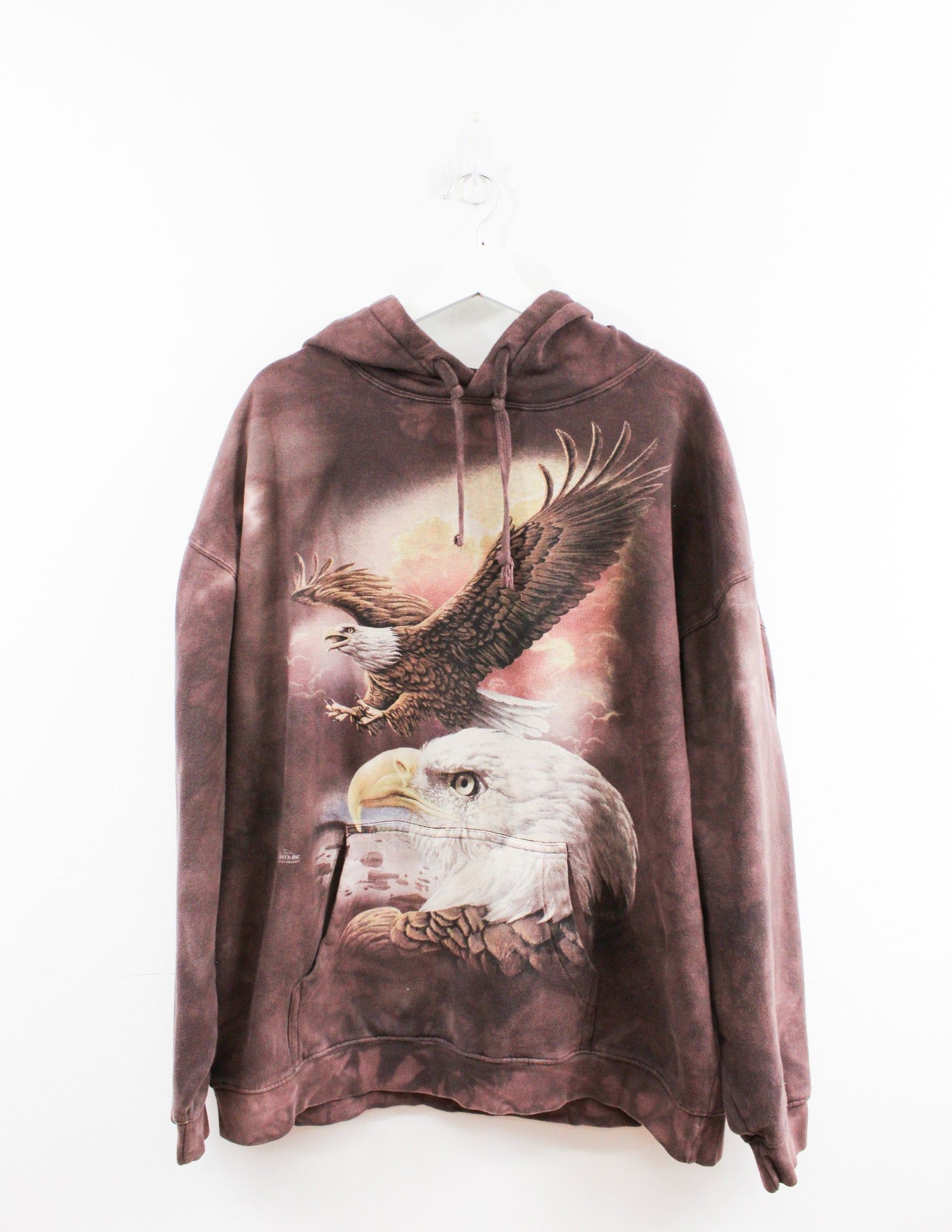Eagles & Sky Hoodie sold by HG Vintage
