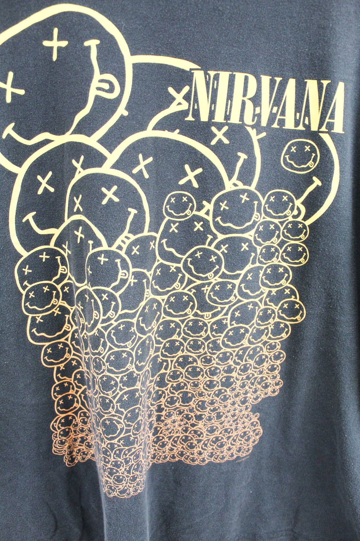 Nirvana Smileys Logo Tee sold by HG Vintage product image thumbnail 2