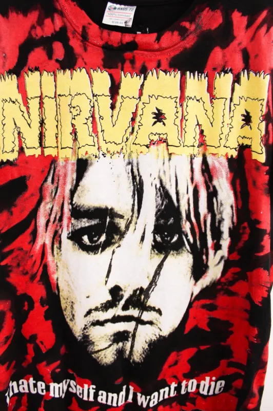 Nirvana Kurt Cobain Face Bootleg Tee | Parallel