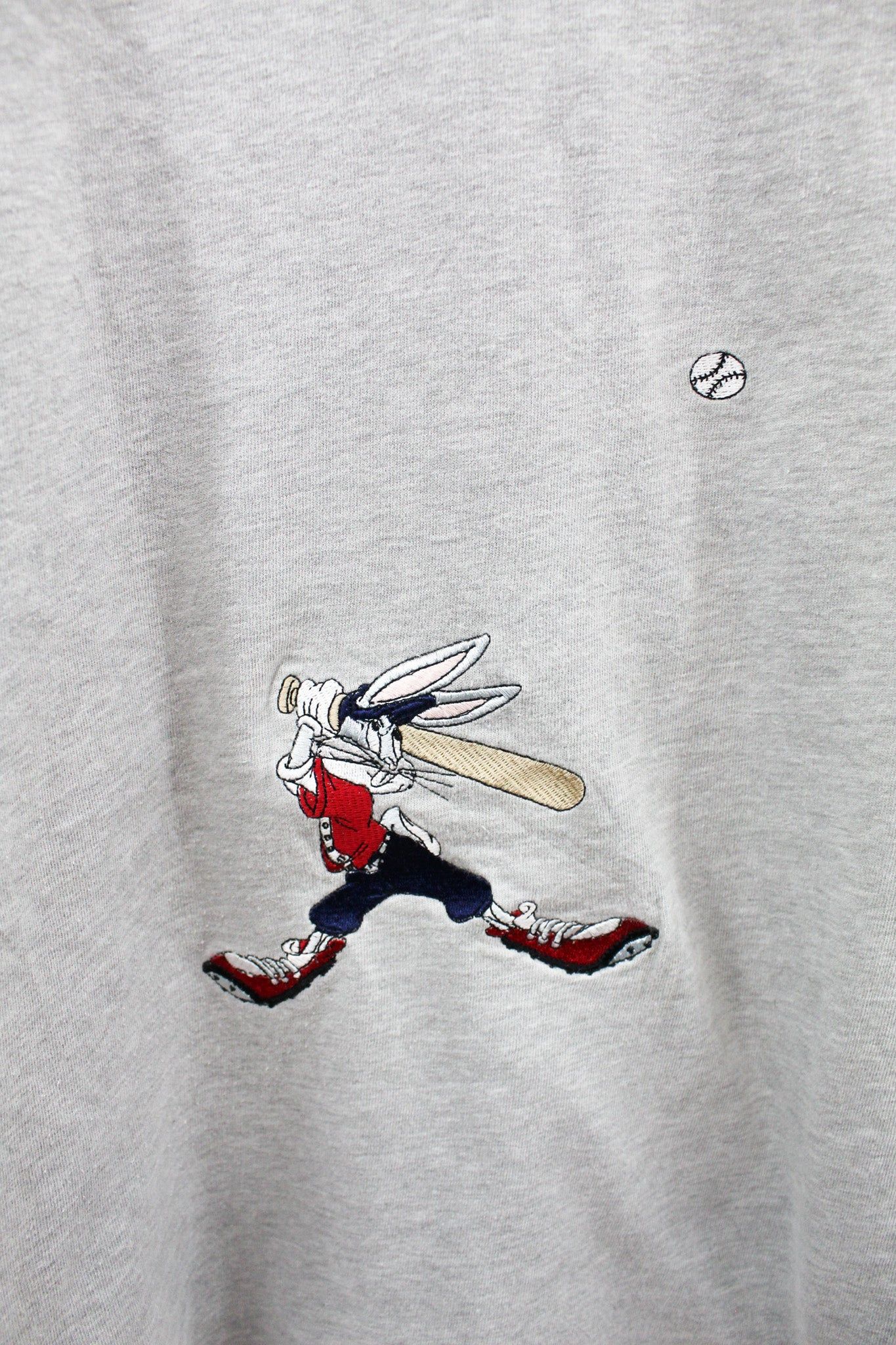 Vintage Looney Tunes Bugs Bunny & Tasmanian Devil Baseball Pocket Tee sold by HG Vintage product image thumbnail 3
