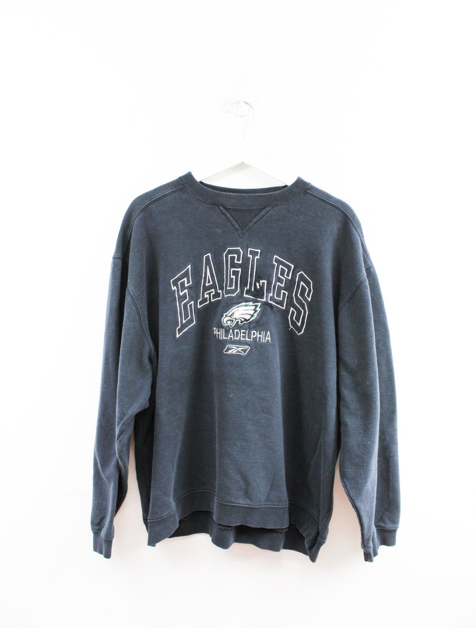 Reebok NFL Philadelphia Eagles Embroidered Logo Crewneck sold by HG Vintage