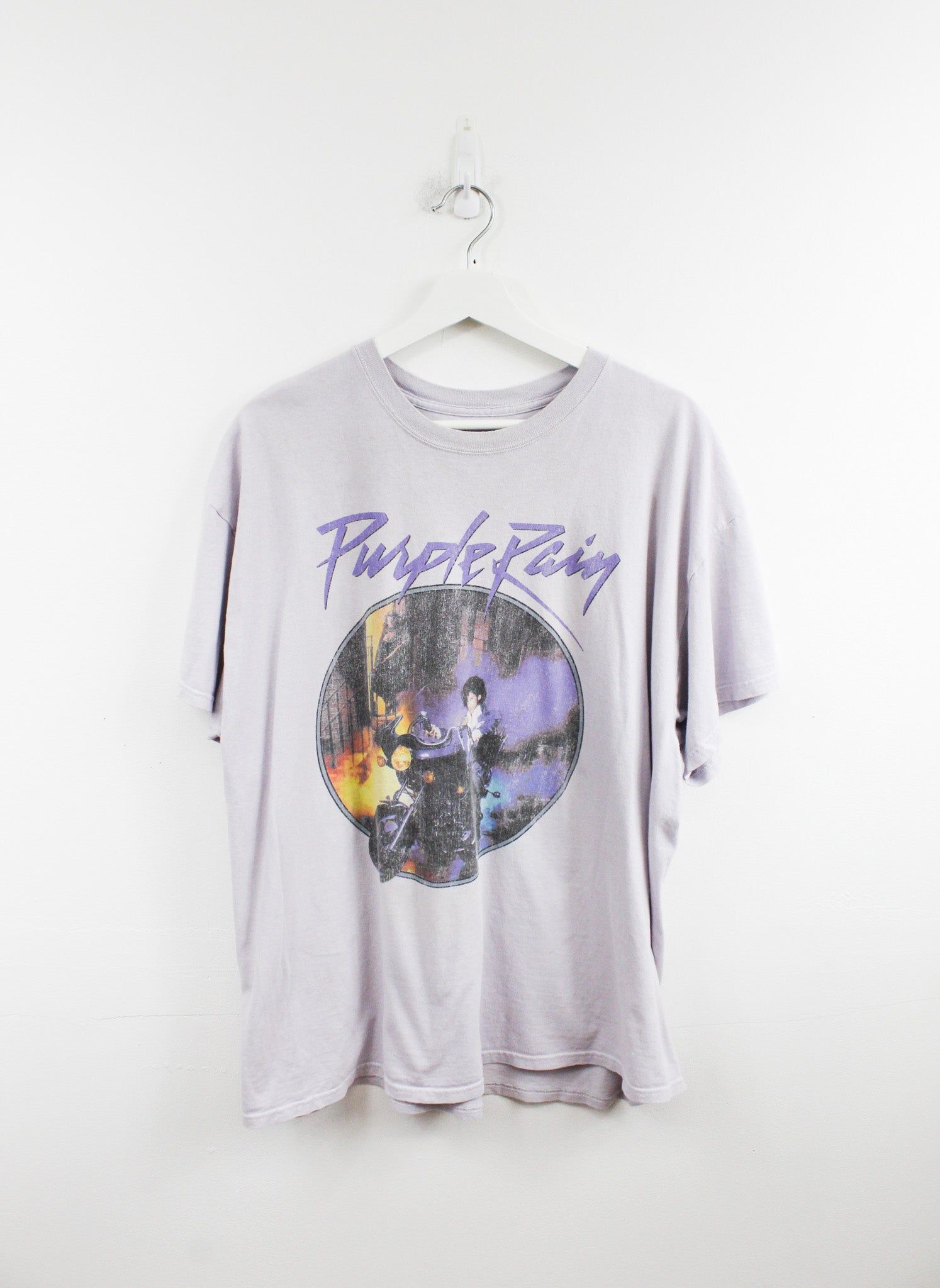 Prince Circle Purple Rain (Lilac) Tee sold by HG Vintage