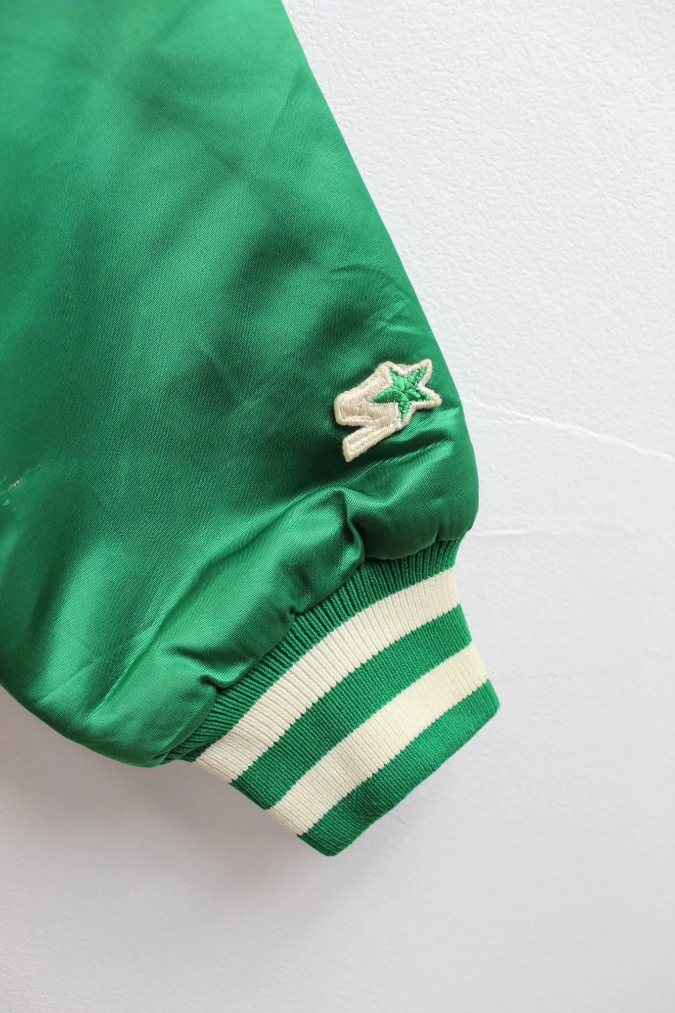 X - Vintage Starter NBA Boston Celtics Satin Bomber Jacket sold by HG Vintage product image thumbnail 4