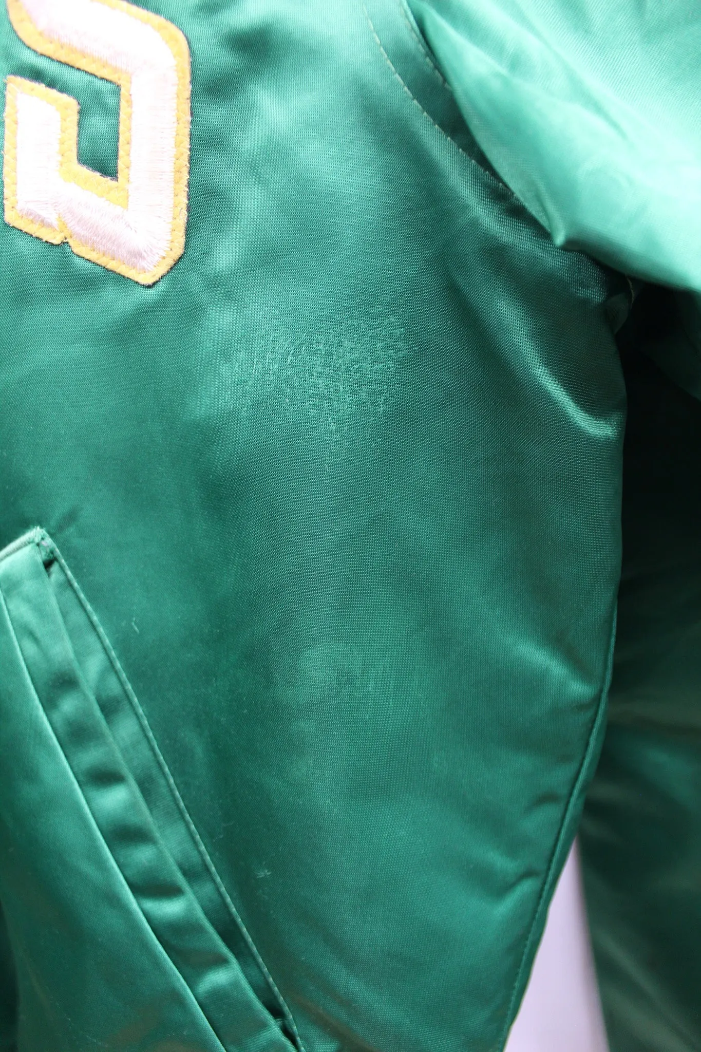 X - Vintage Starter NBA Boston Celtics Satin Bomber Jacket sold by HG Vintage product image thumbnail 5