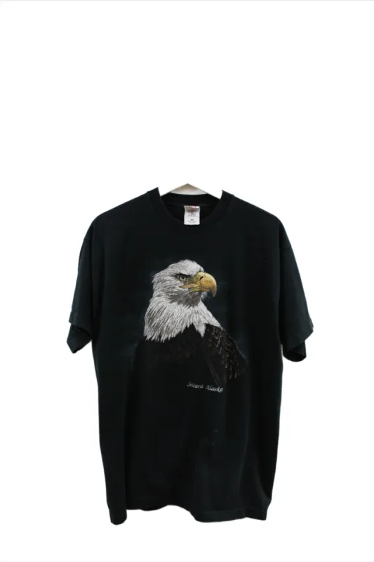 X - Vintage Single Stitch Seward Alaska Eagle Tee sold by HG Vintage