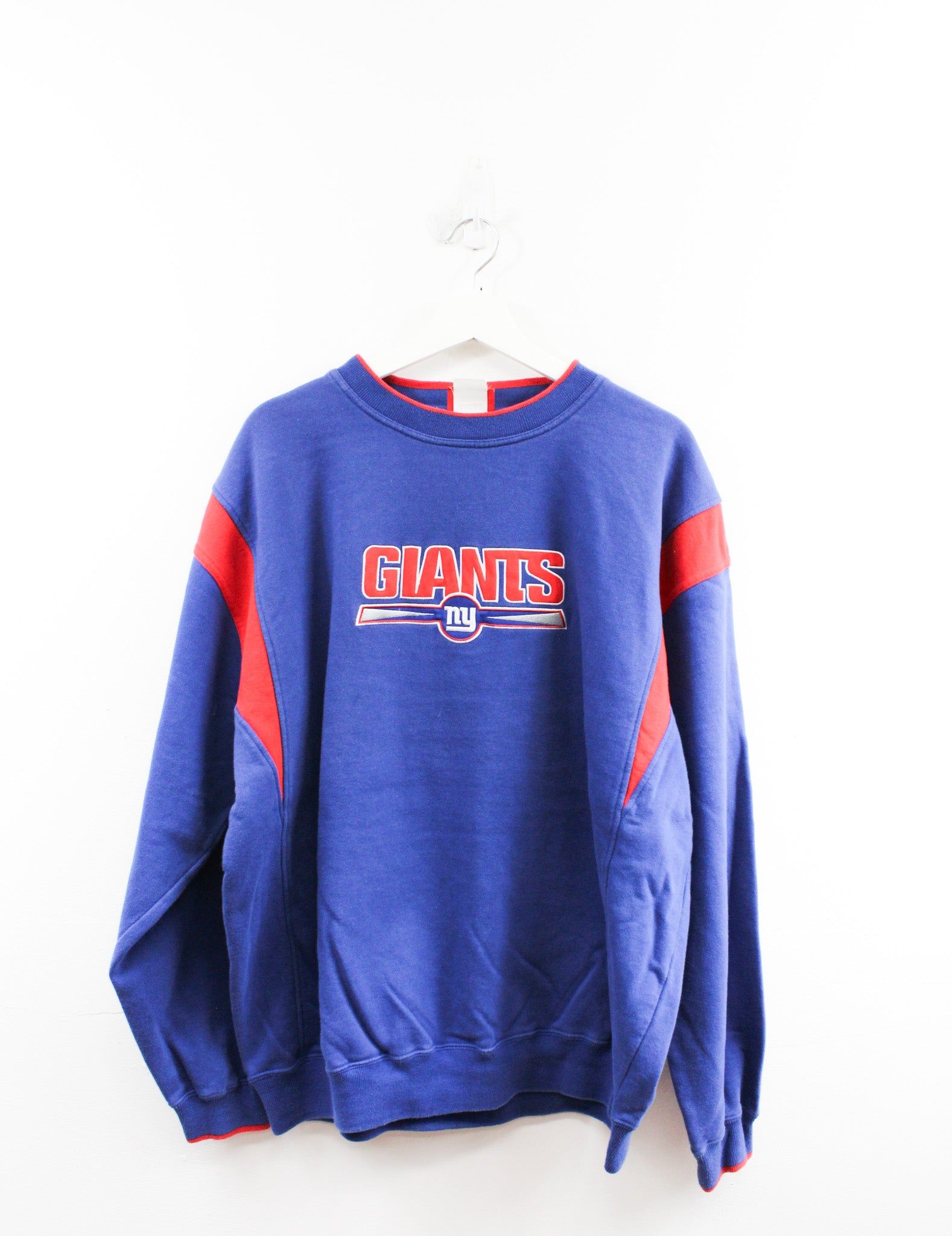 Vintage NFL New York Giants Embroidered Script Crewneck sold by HG Vintage