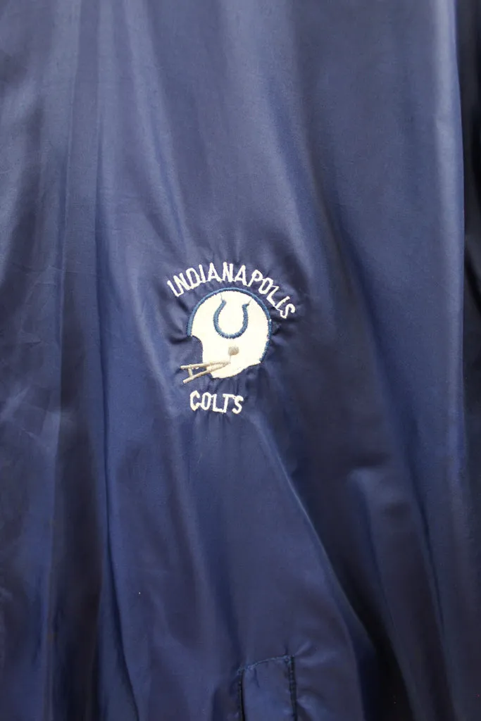 Z - Vintage Logo 7 NFL Indianapolis Colts Embroidered Logo Nylon Windbreaker sold by HG Vintage product image thumbnail 2