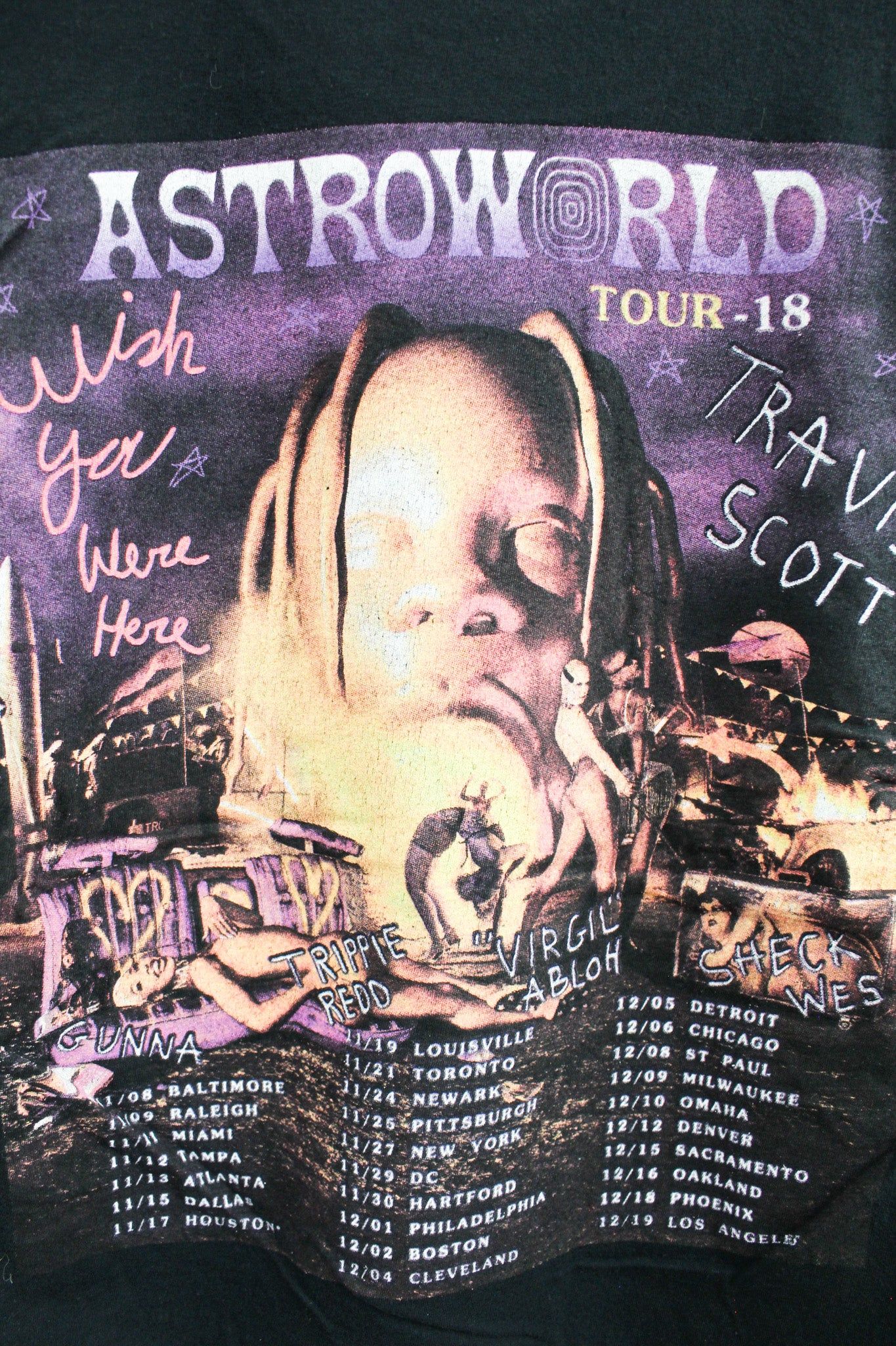 Travis Scott Astroworld Tour Tee sold by HG Vintage product image thumbnail 4