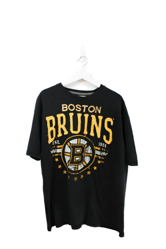 Z - NHL Boston Bruins Puff Print Graphic Tee sold by HG Vintage