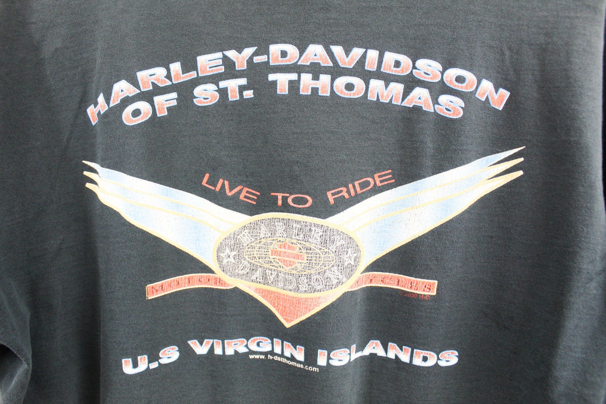 Vintage 2000 Harley Davidson Caribbean Tee sold by HG Vintage product image thumbnail 4