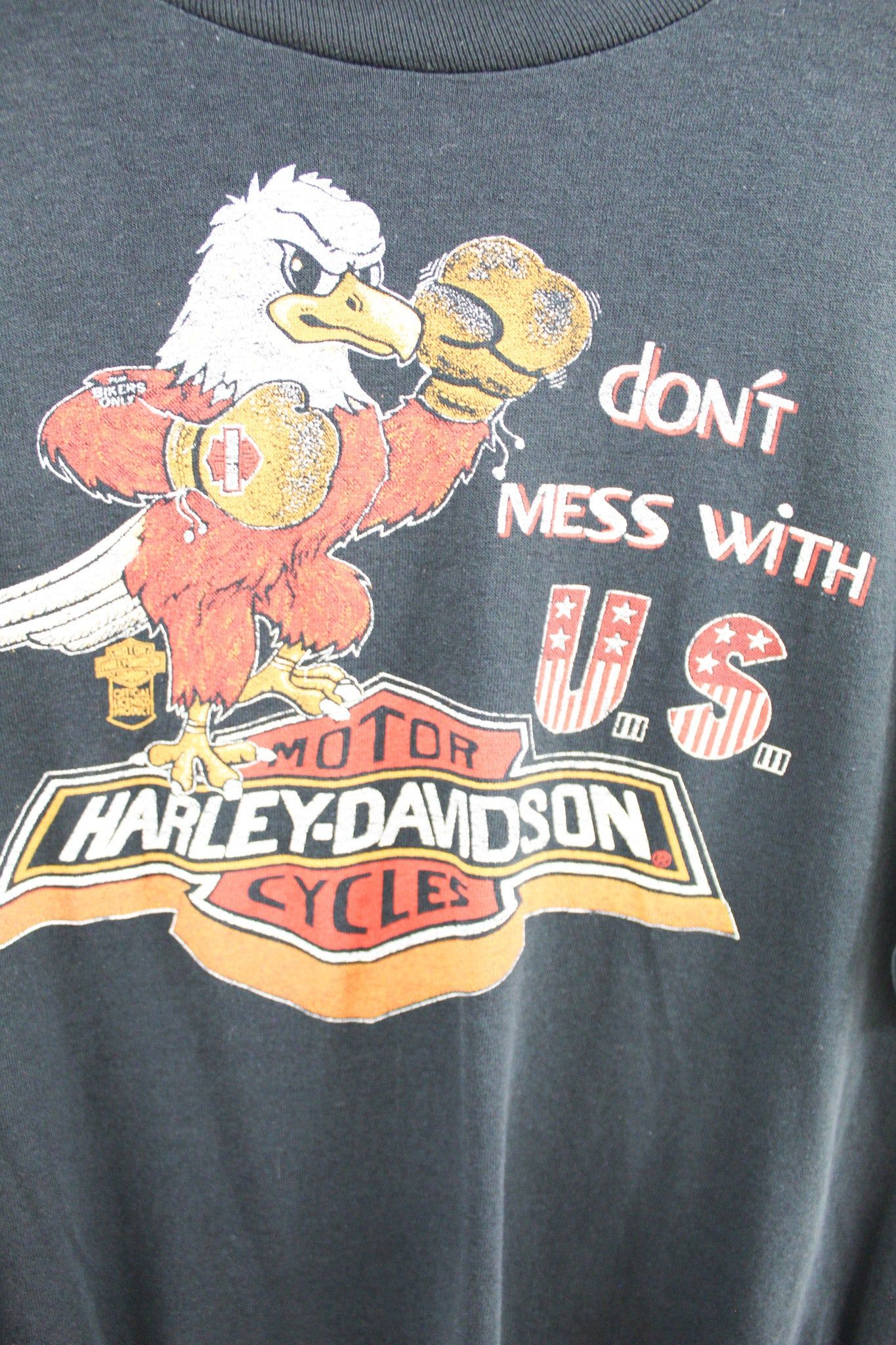 Vintage Harley Davidson Iowa Don't Mess With US Single Stitch Tee sold by HG Vintage product image thumbnail 2